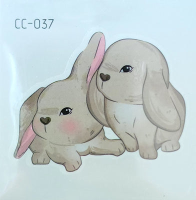 Bunnies, CC-037, Temporary Tattoos, Mini Series