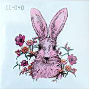 Bunny, CC-040, Temporary Tattoos, Mini Series