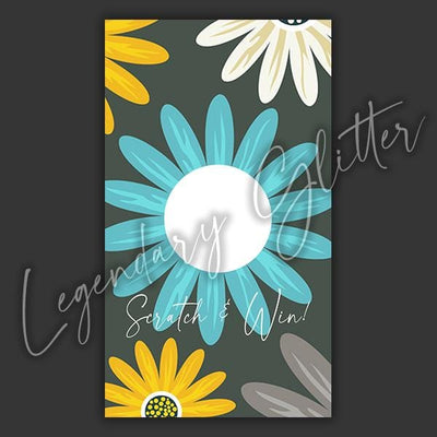 Daisies Scratch Off Cards