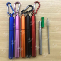 Collapsible Stainless Steel Straws