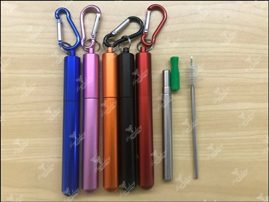 Collapsible Stainless Steel Straws