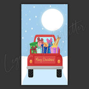 Truck of Gifts Holiday Scratch Off Cards