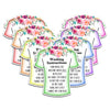 Shirt Care Washing Instructions Vinyl Stickers, set of 14